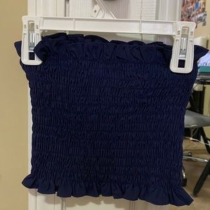 Navy Blue Tube Top
